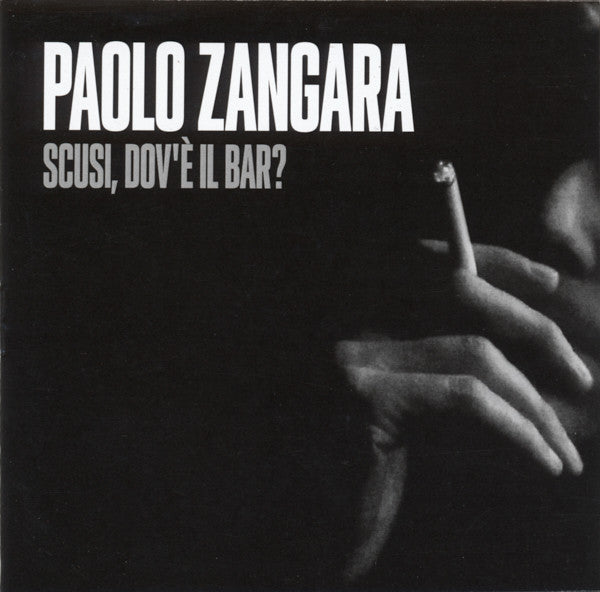 Black and white CD cover with hands holding a lit cigarette.