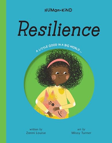Book cover: girl with curly hair hugging a yellow horse.