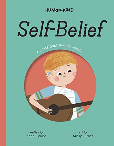 Book cover: illustrated boy playing guitar within a circular frame.