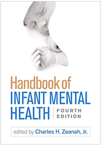 Book cover: “Handbook of Infant Mental Health,” fourth edition, with baby image.