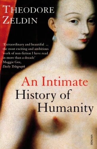 Book cover featuring a classical painting of a woman and the title An Intimate History.