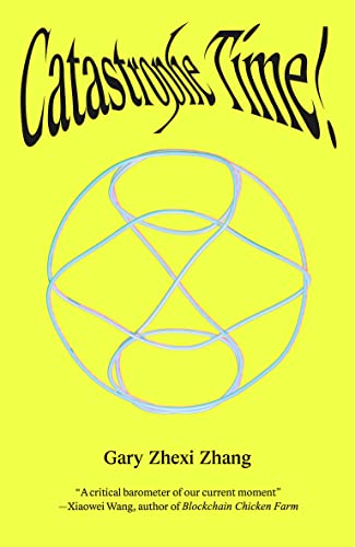 Yellow book cover with black title and abstract, colorful circular design.
