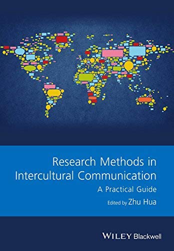 Book cover: world map of colorful icons, title “Research Methods in Intercultural Communication.”
