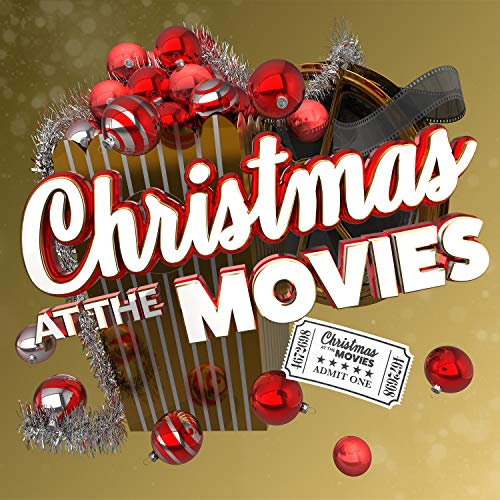 CD cover for “Christmas At The Movies” with ornaments and filmstrip.
