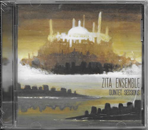 CD case with abstract golden and black artwork, "Zita Ensemble" text.