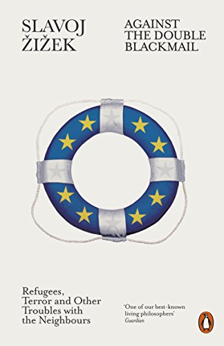 Book cover: black background, life preserver with EU flag design.