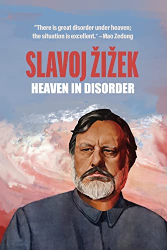 Book cover featuring a portrait of Slavoj Žižek against a cloudy sky.