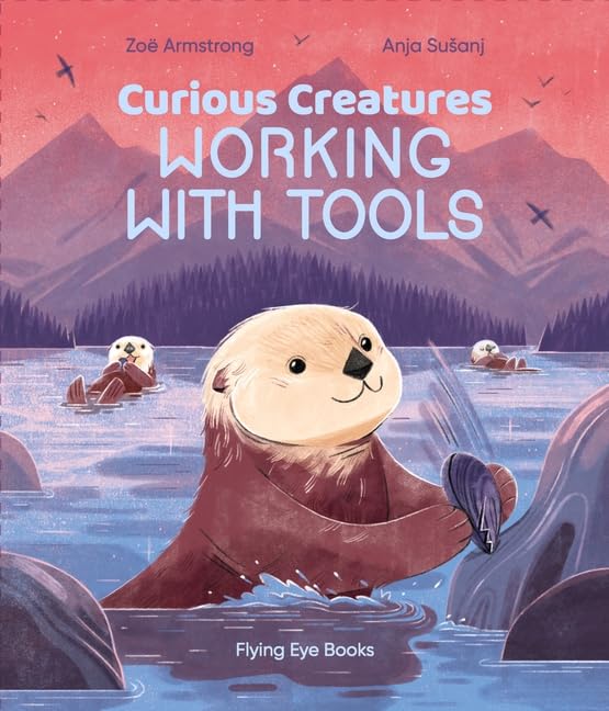 Book cover featuring an otter floating on water with mountains in the background.