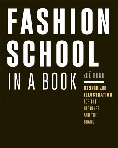 Black book cover with white text: "Fashion School in a Book.
