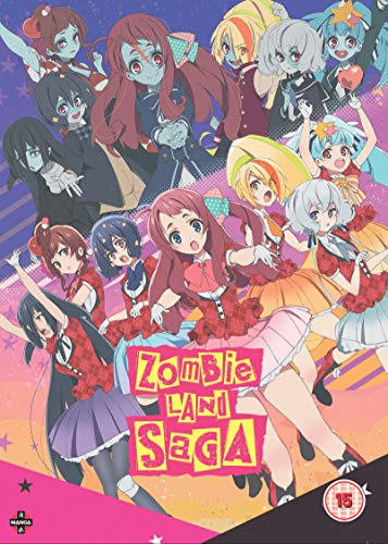 Anime-style illustration of seven young women, some with zombie features.