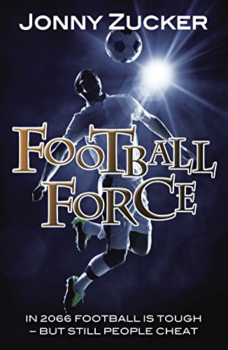 Book cover: football player heading a ball, title “Football Force”.