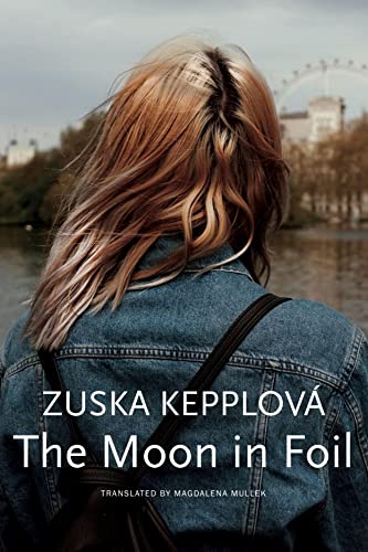 Book cover: woman’s back, denim jacket, river, and distant London Eye.
