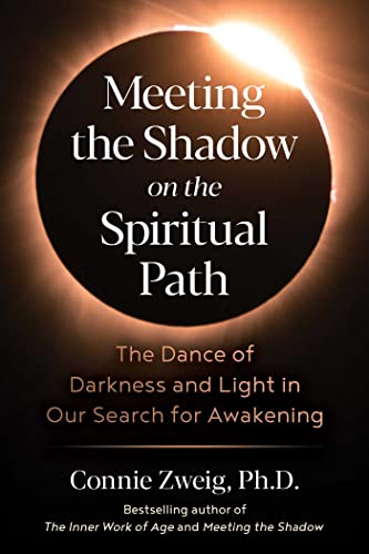Book cover with eclipse imagery and white title text: "Meeting the Shadow.