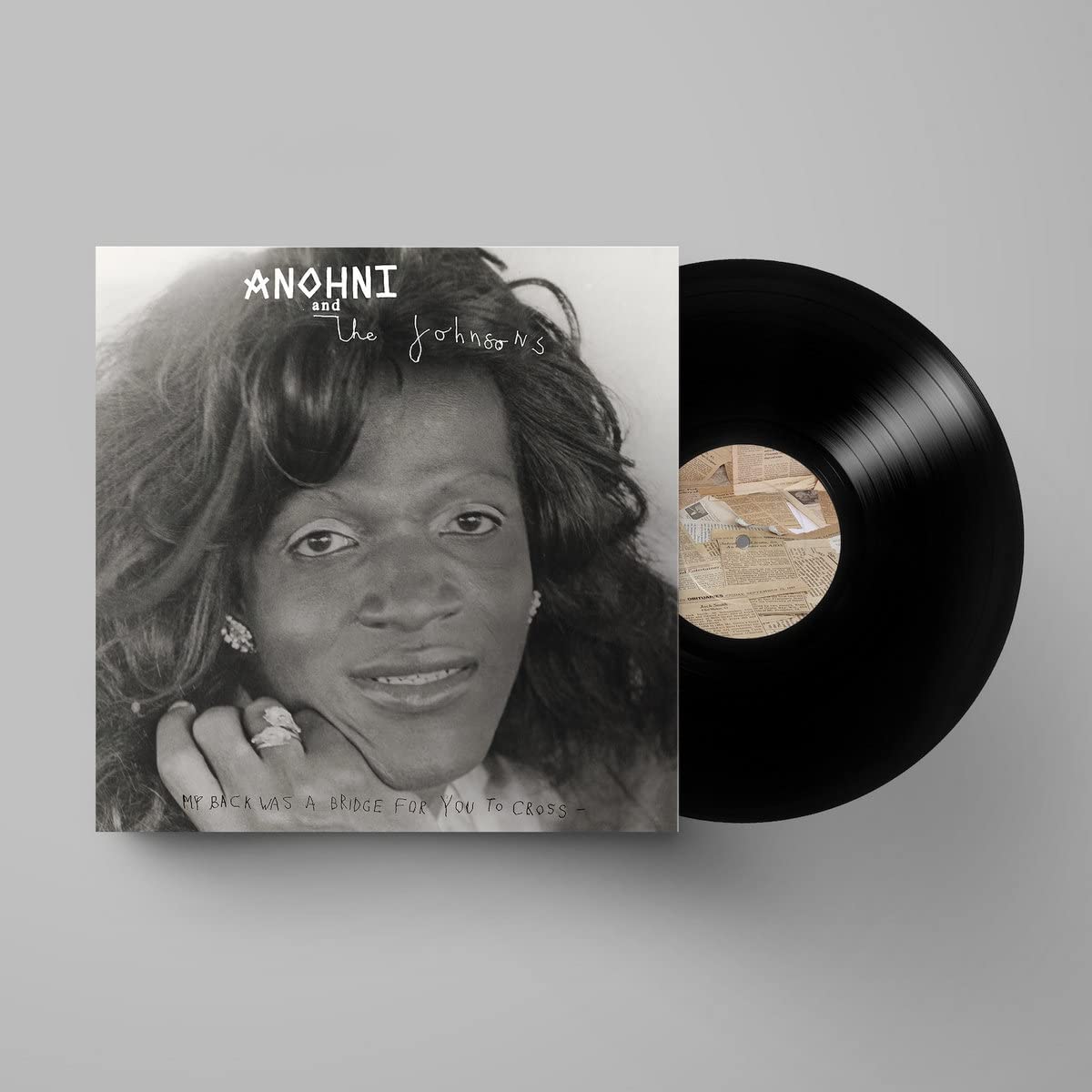 ANOHNI vinyl record with a portrait of a smiling woman.