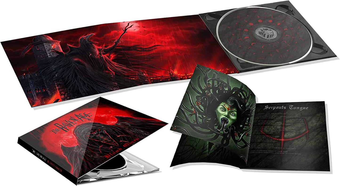 "The Raven Age - Blood Omen deluxe CD package with artwork and booklet."