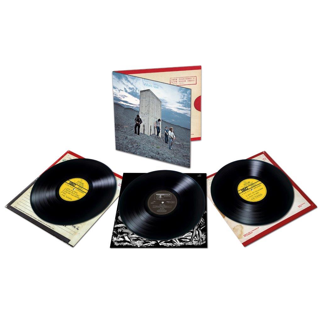 The Who’s “Who’s Next” 50th Anniversary vinyl album with demo records.