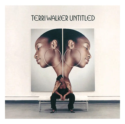 Terri Walker's "Untitled" vinyl record with blue discs and album artwork.