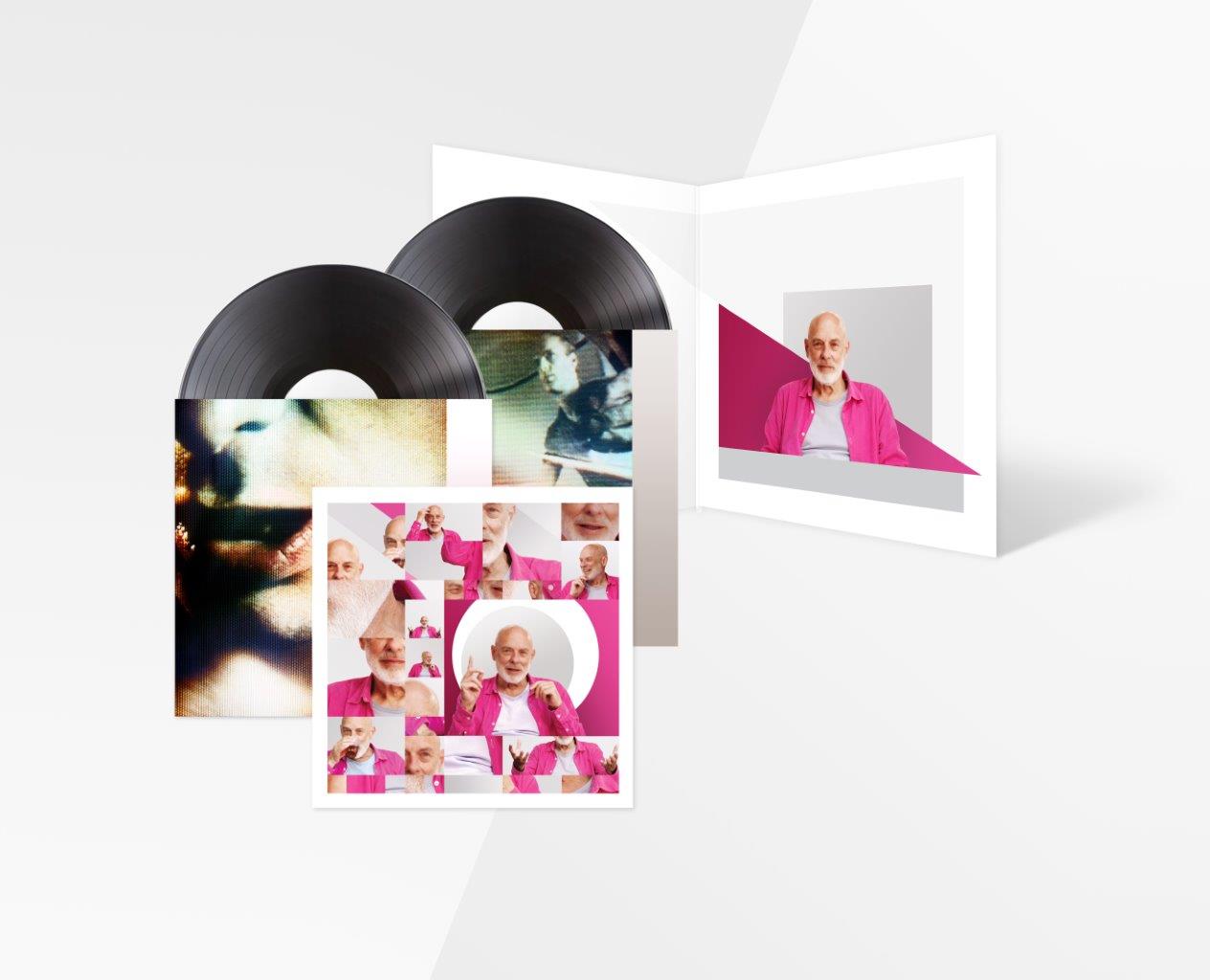 Brian Eno "Eno (OST)" vinyl record with album artwork and inserts.