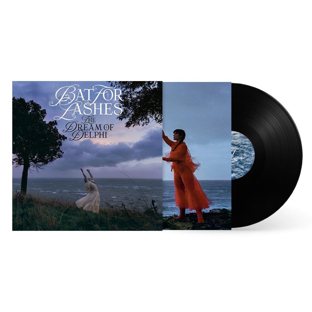 Bat For Lashes album cover and vinyl record shown together.