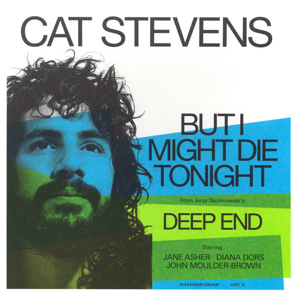 Cat Stevens album cover, "But I Might Die Tonight," featuring a portrait.