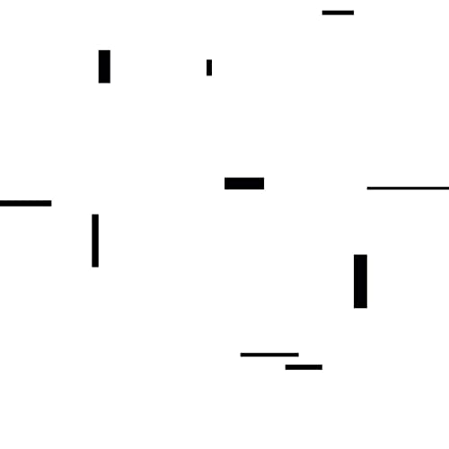 Abstract black lines and rectangles on a white background.
