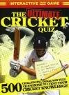 DVD case cover for "The Ultimate Cricket Quiz" with a cricketer holding a bat.