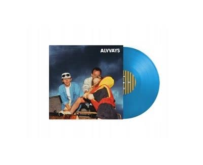 Alvvays Blue Rev vinyl record album cover with a blue vinyl disc beside it.