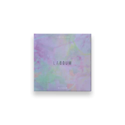 Laboum’s “Blossom” CD cover, a pastel watercolor-style square image.