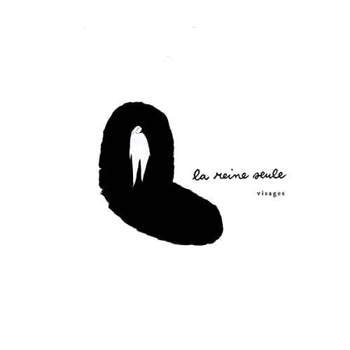 Black and white abstract image of a swan and text, album cover.