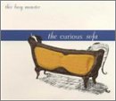 "Album cover featuring a sketch of a red sofa on a white background."