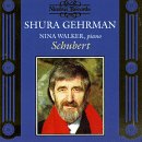 "CD cover featuring a portrait of Franz Schubert on a blue background."