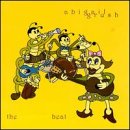 "Album cover featuring cartoon characters playing instruments on a bright yellow background."