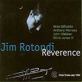 CD cover for Jim Rotondi's "Reverence" featuring a moonlit profile.