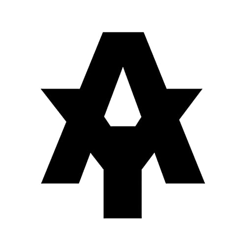 The image depicts a black logo on a white background, featuring a stylized letter "A" with a star-like design. * The logo is centered in the image and is rendered in black. * The letter "A" is stylized, with pointed ends resembling a star. * The background of the image is white, providing contrast to the black logo. Alt text: Black logo with stylized letter "A" and star-like design on white background.