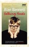Book cover of "Talking Heads" by Alan Bennett, featuring a man resting his face on his hands.
