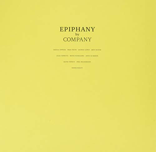 Yellow vinyl album cover with "EPIPHANY by COMPANY" and names in black text.