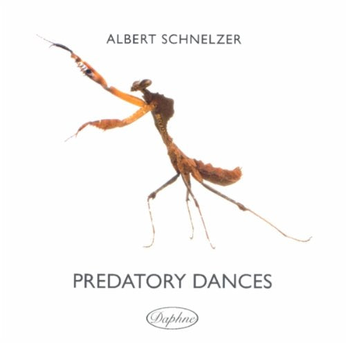 "CD cover featuring a mantis on a white background with artist and title text."
