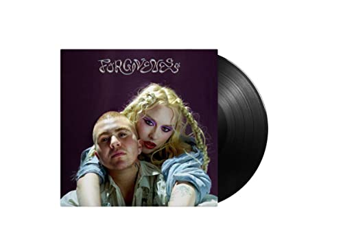 Girlpoolās āForgivenessā vinyl record with album art of two people.