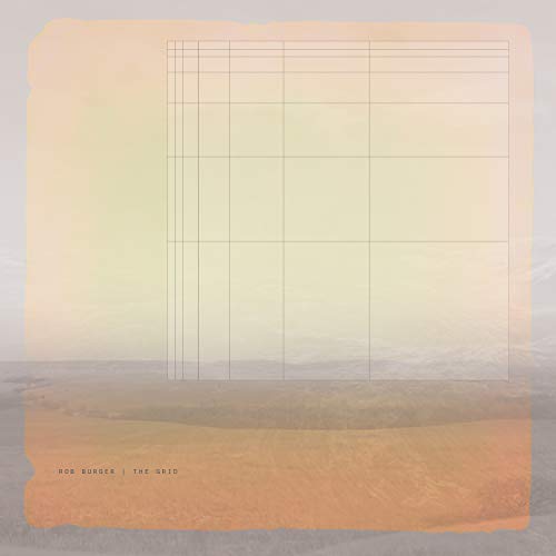 Vinyl record cover: abstract grid pattern with faded orange and beige tones.