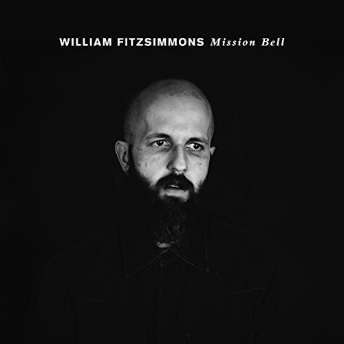 Black and white album cover featuring a portrait of William Fitzsimmons.