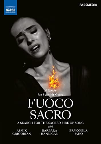 DVD cover featuring a woman and a flame on a dark background.
