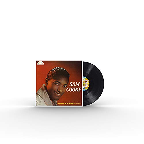 Sam Cooke vinyl record with a portrait of the singer on the cover.
