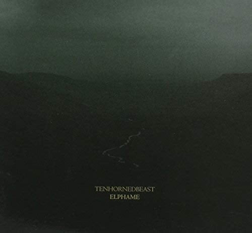 Dark green CD cover for Tenhornedbeast’s “Elphame,” with minimal imagery.