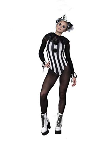 Smiffys Fever Vintage Pierrot Clown Costume, S - UK Size 08-10