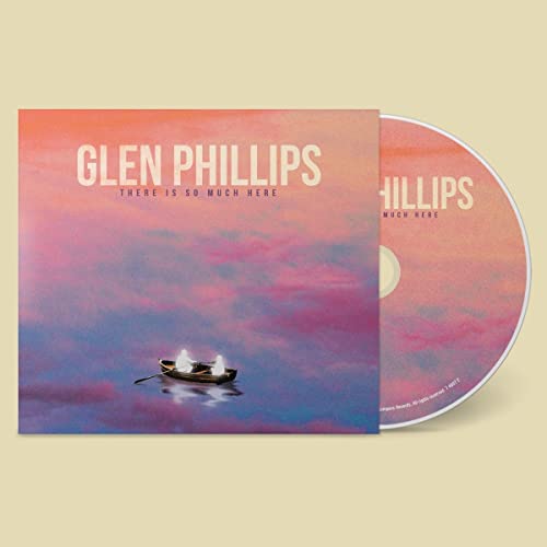 Glen Phillips CD cover: pink and purple sky over water with a boat.