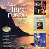 CD case with a cover, titled "A Celebration of Irish Music", with a compact disc.
