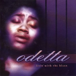 CD cover featuring a portrait of Odetta with purple and brown tones.