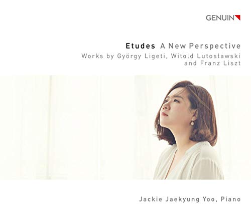 CD cover featuring pianist Jackie Jaekyung Yoo in profile, looking upwards.