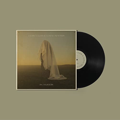 Vinyl record and album cover for Hercules & Love Affair’s “In Amber.”