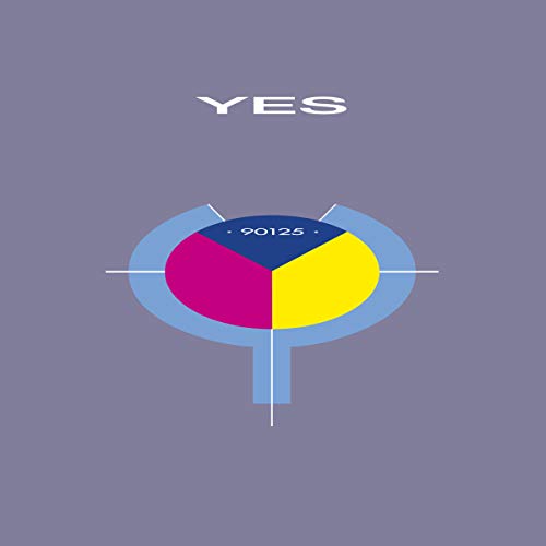 "CD case cover with 'YES' and colorful pie chart graphic on gray background."
